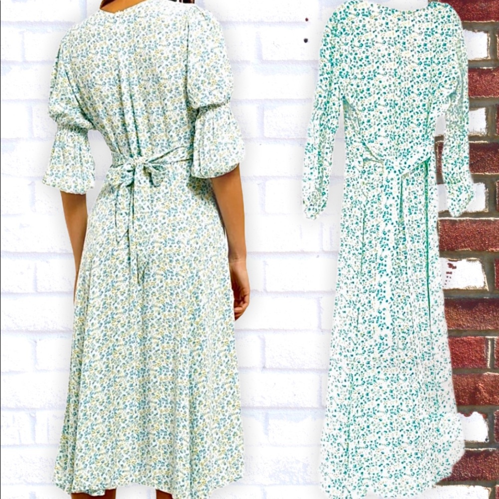 SALE💥NWT Anthro Faithful The Brand Midi Dress - Picture 11 of 15